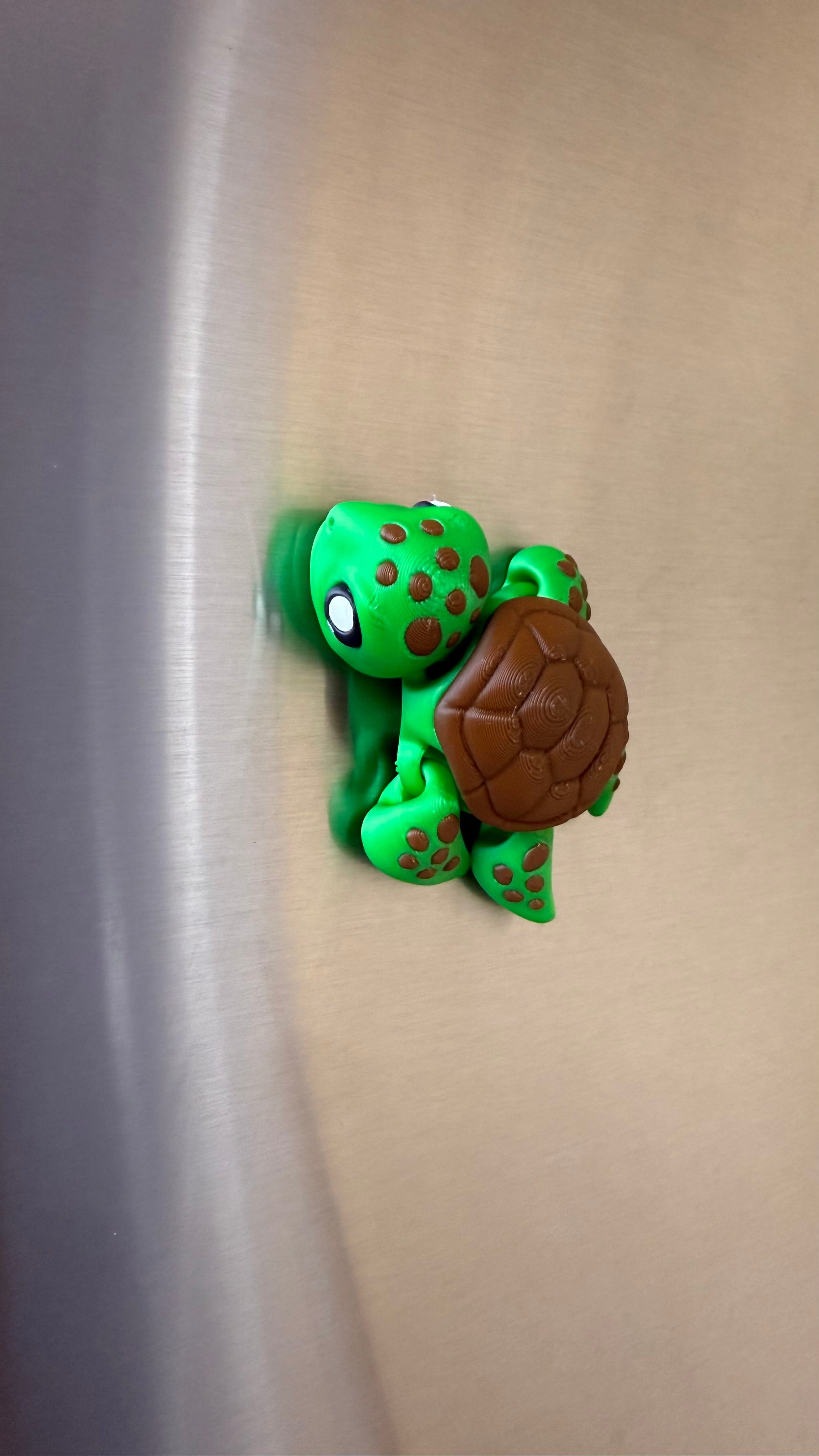 Sea turtle fridge magnet